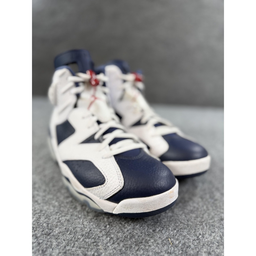 Nike Air Jordan 6 Retro Midnight Navy Shoes Mens 9.5 Sneakers CT8529-164 - Picture 3 of 14